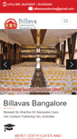 Mobile Screenshot of billavasbangalore.com